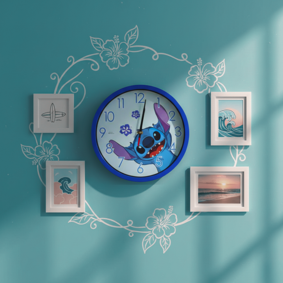 RELOJ STITCH FELIZ 25CM - 2
