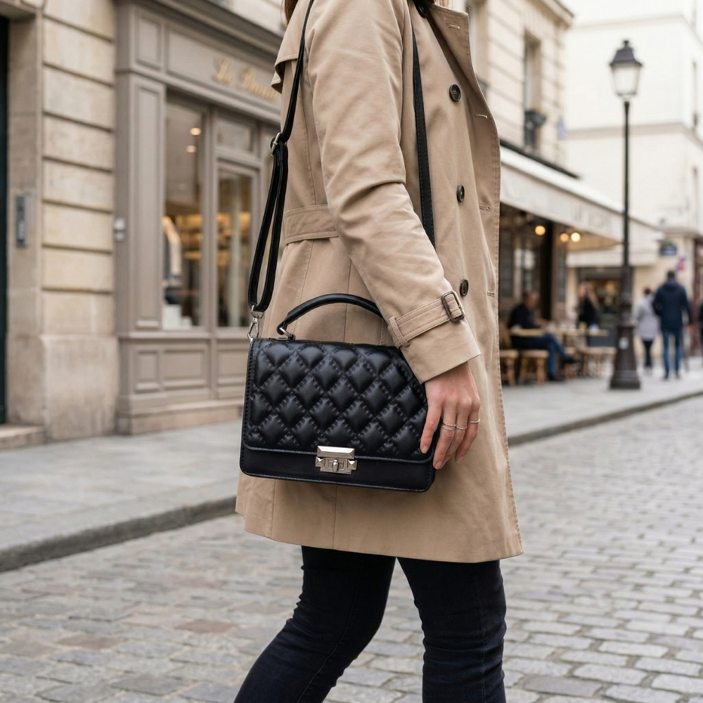 CARTERA DE CUADROS NEGRO - 3
