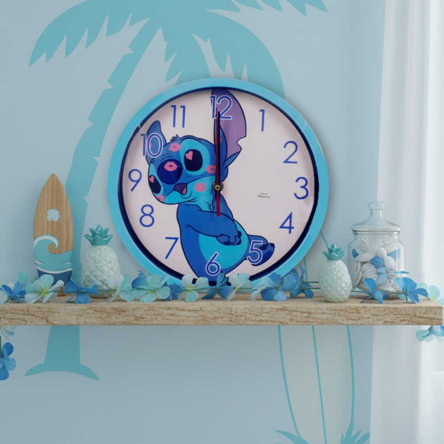 RELOJ STITCH ENAMORADO 25CM - 1