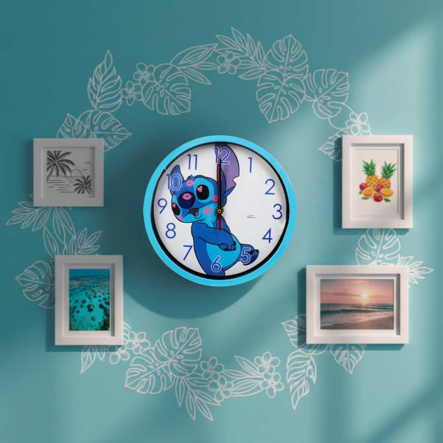 RELOJ STITCH ENAMORADO 25CM - 2