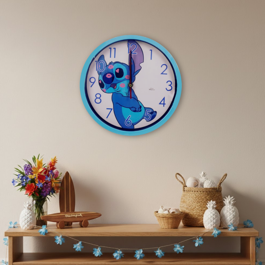 RELOJ STITCH ENAMORADO 25CM - 3