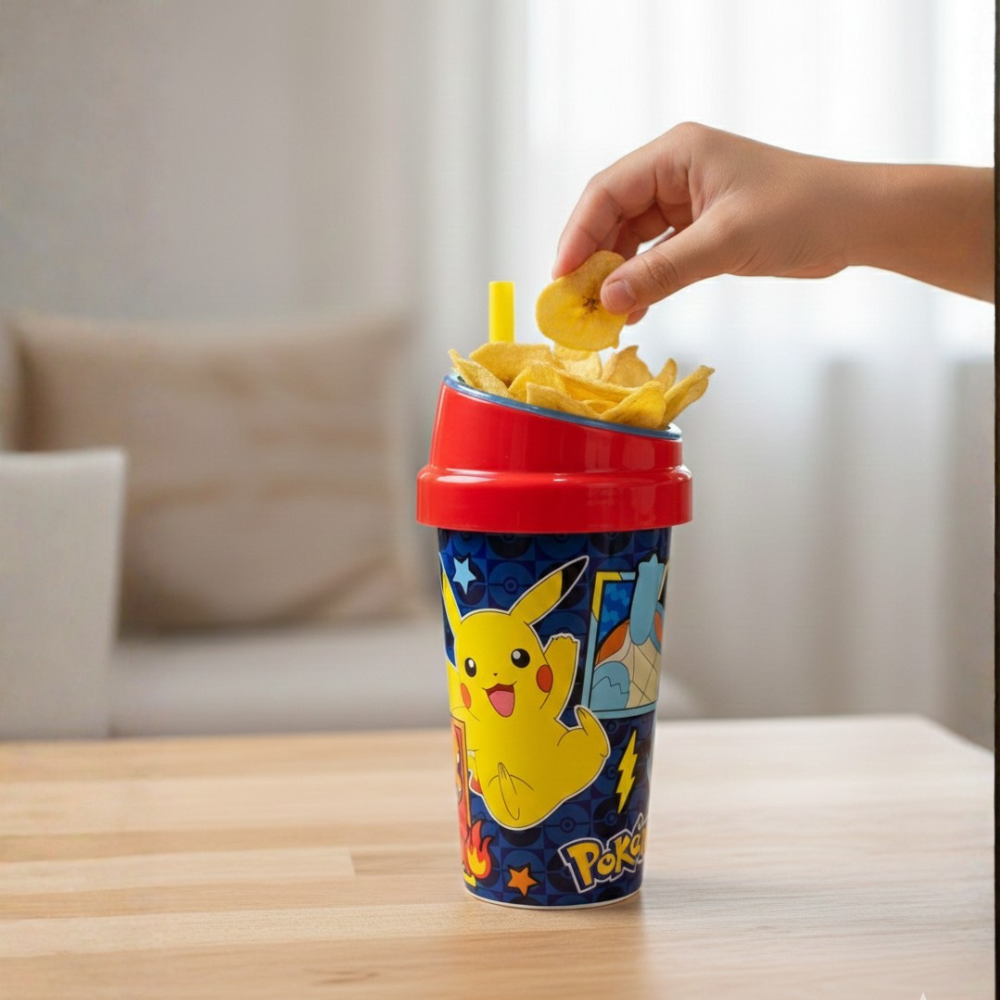 VASO SNACK CONEJO AMARILLO 465 ML - 1