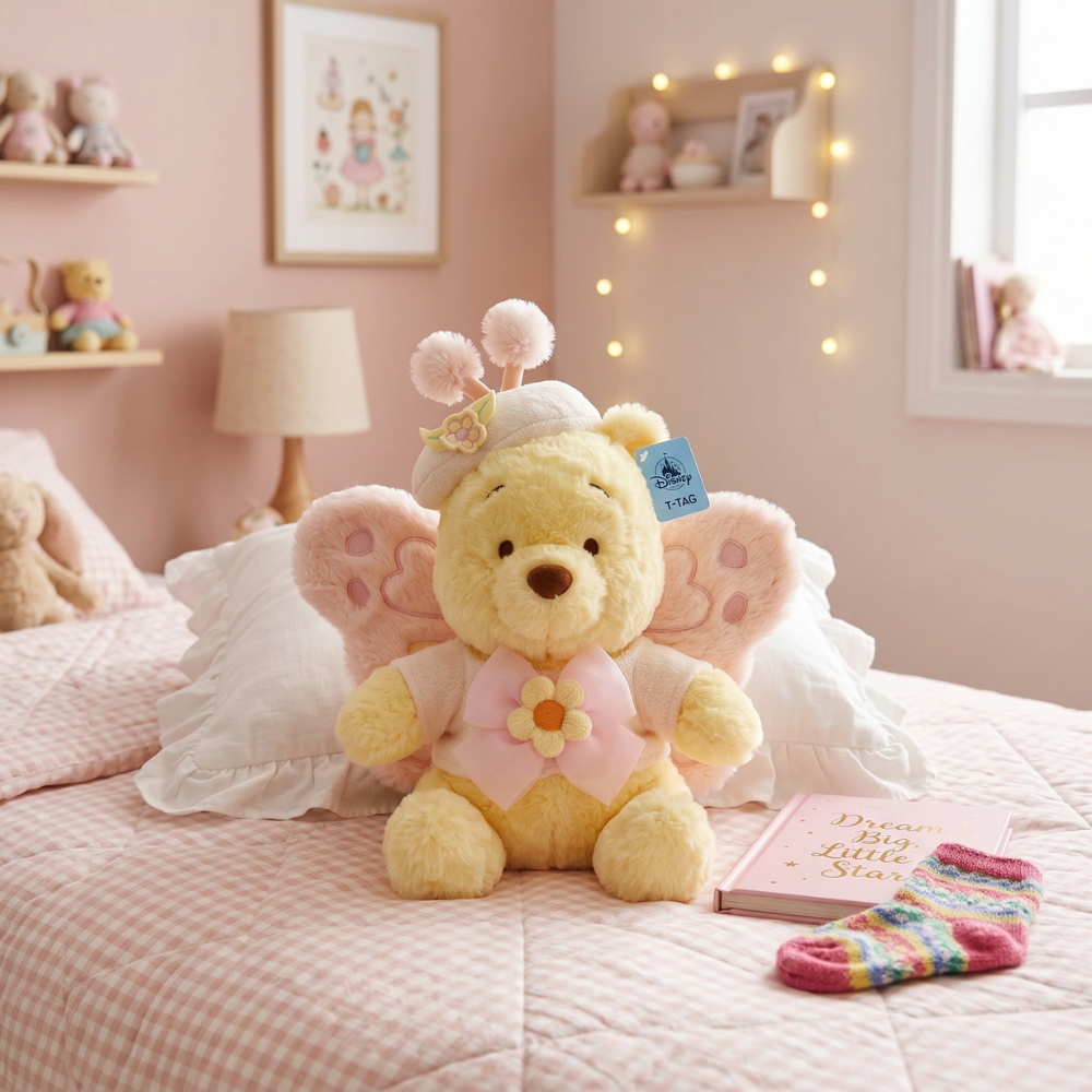 PELUCHE OSO AMARILLO CON ALAS 27 CM - 1