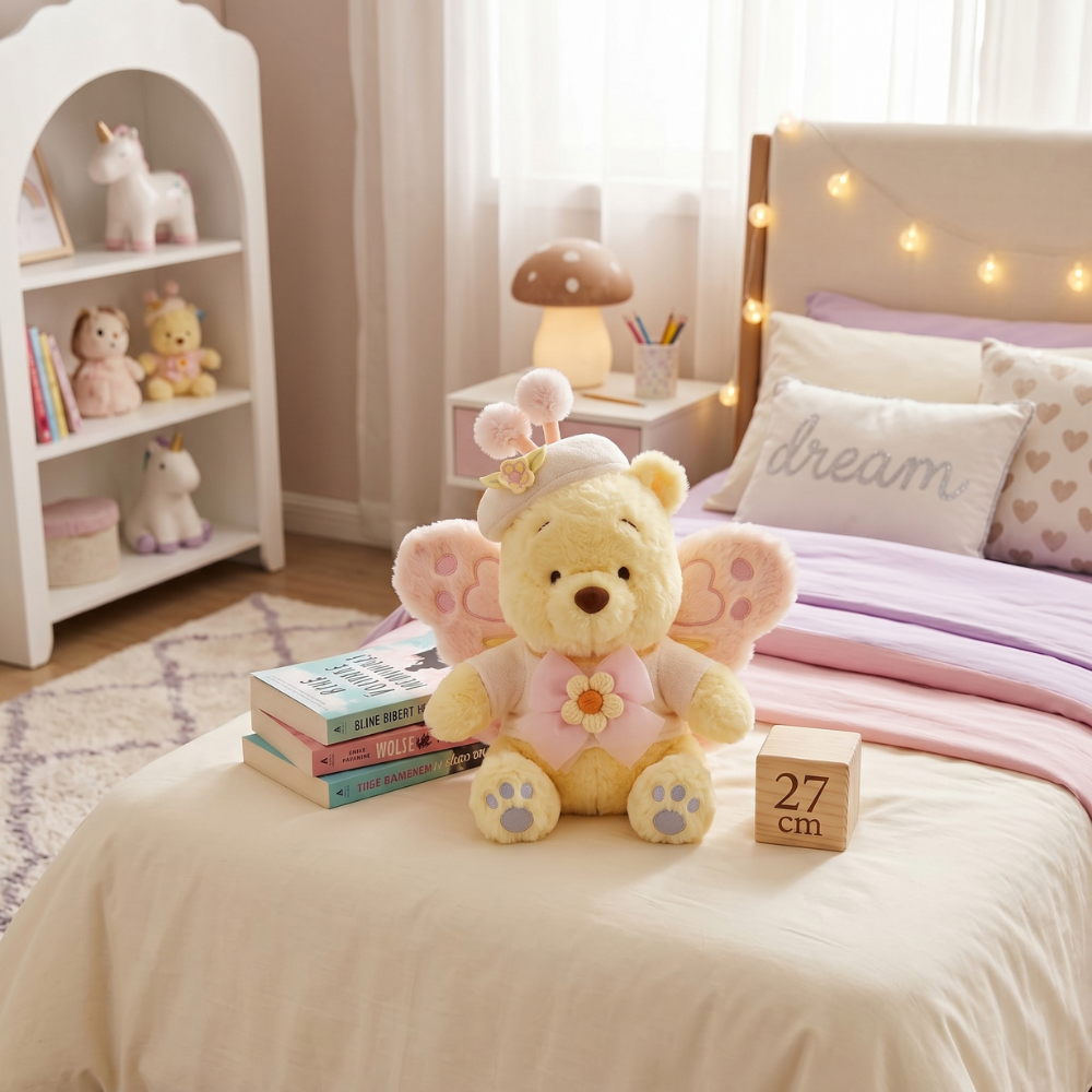 PELUCHE OSO AMARILLO CON ALAS 27 CM - 2