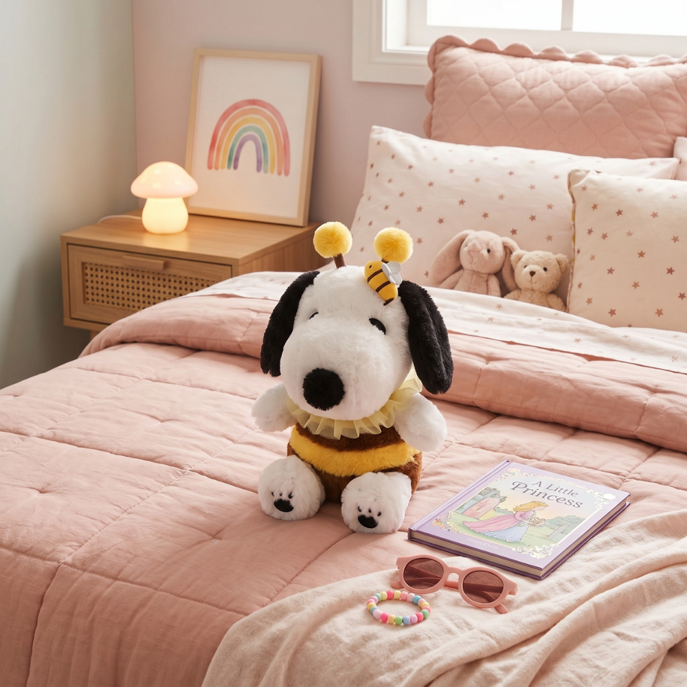 PELUCHE PERRO DISFRAZADO DE ABEJITA 27 CM - 2