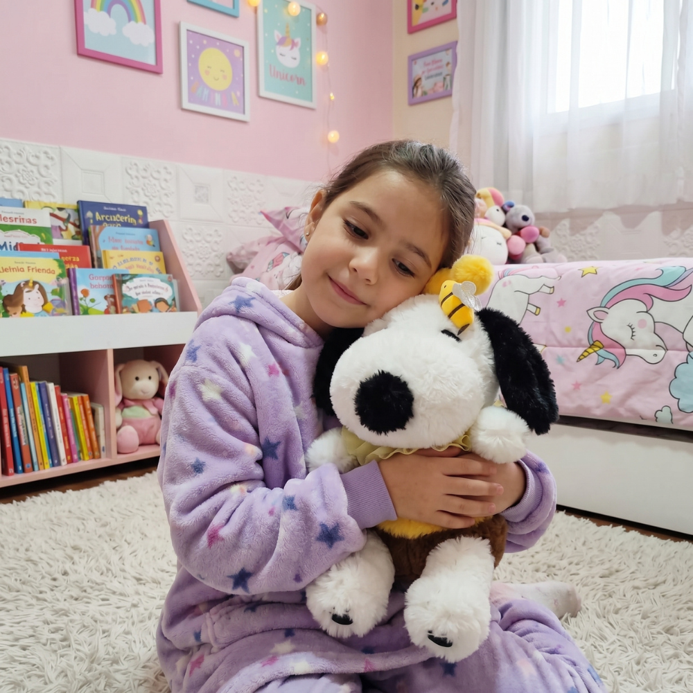 PELUCHE PERRO DISFRAZADO DE ABEJITA 27 CM - 3