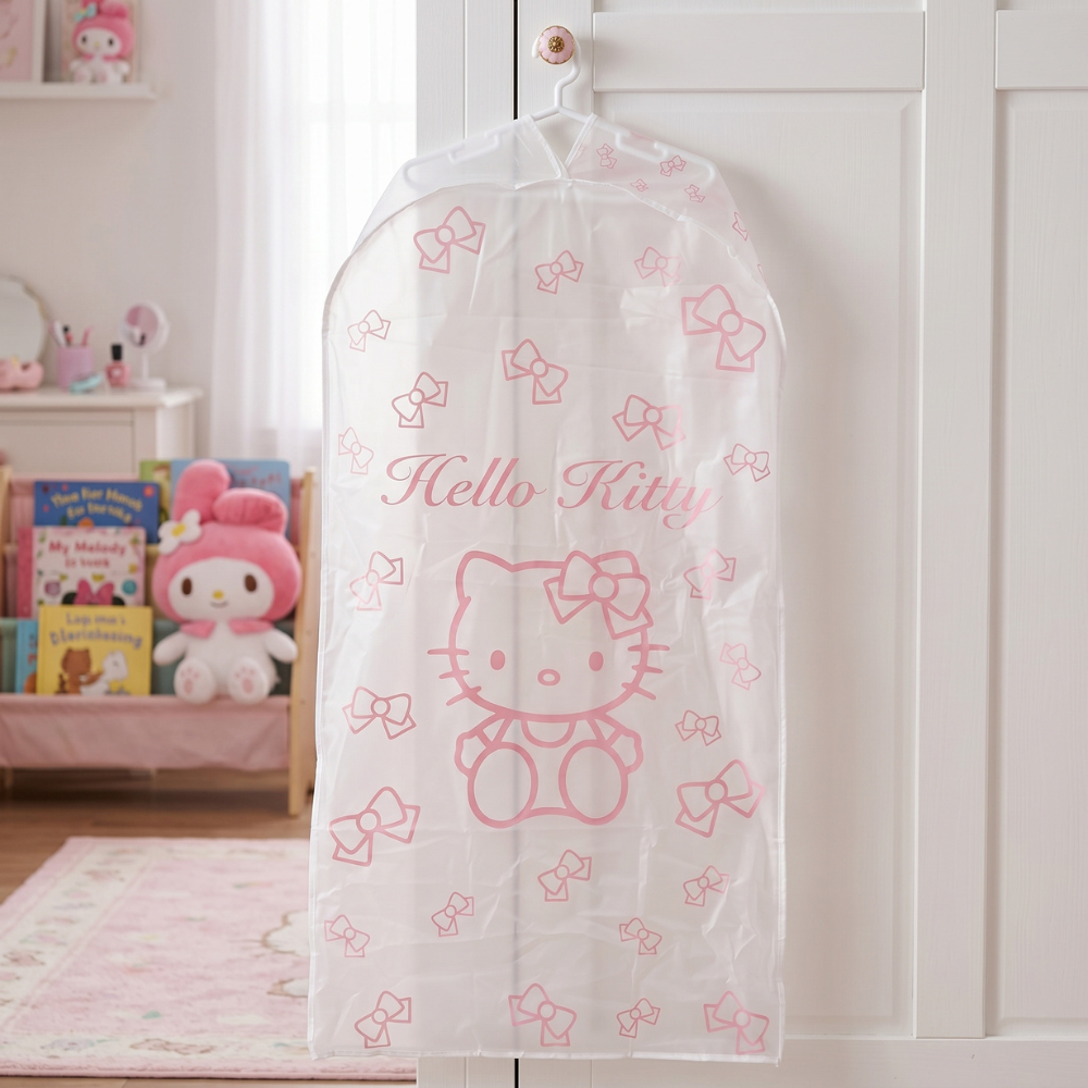 FUNDA PARA ROPA GATITA PLASTIFICADA - 1