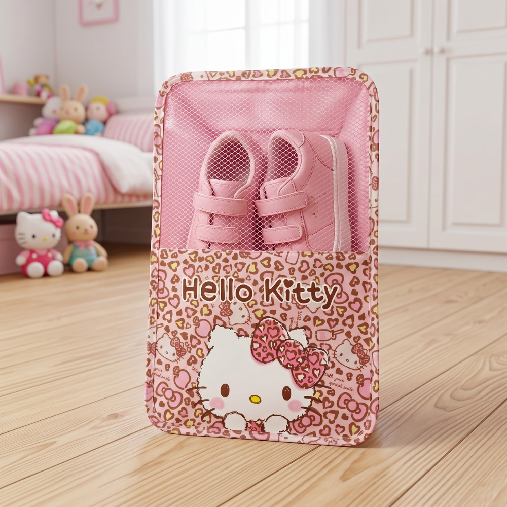 BOLSA ORGANIZADORA DE ZAPATOS GATITA ANIMAL PRINT - 1