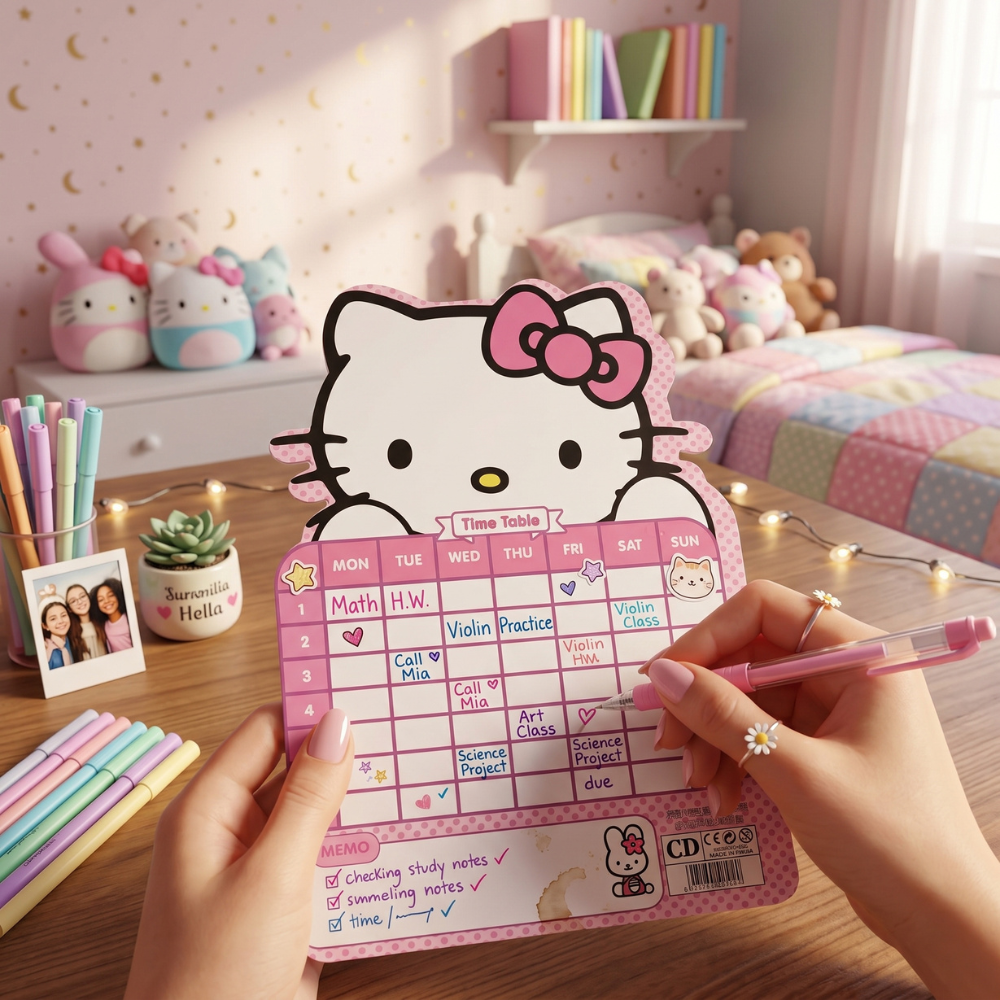 HORARIO ORGANIZADOR HELLO KITTY - 2