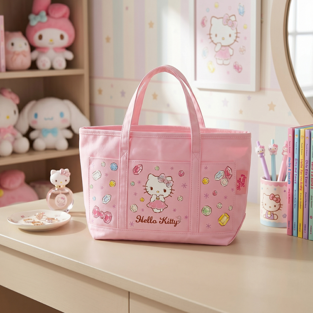 BOLSA ORGANIZADORA HELLO KITTY CON MÚLTIPLES DIVISIONES - 1