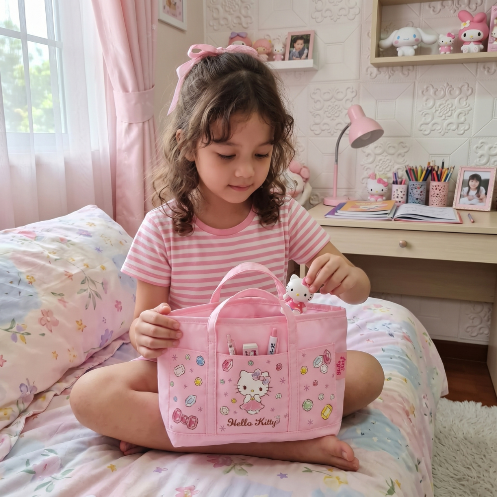 BOLSA ORGANIZADORA HELLO KITTY CON MÚLTIPLES DIVISIONES - 4