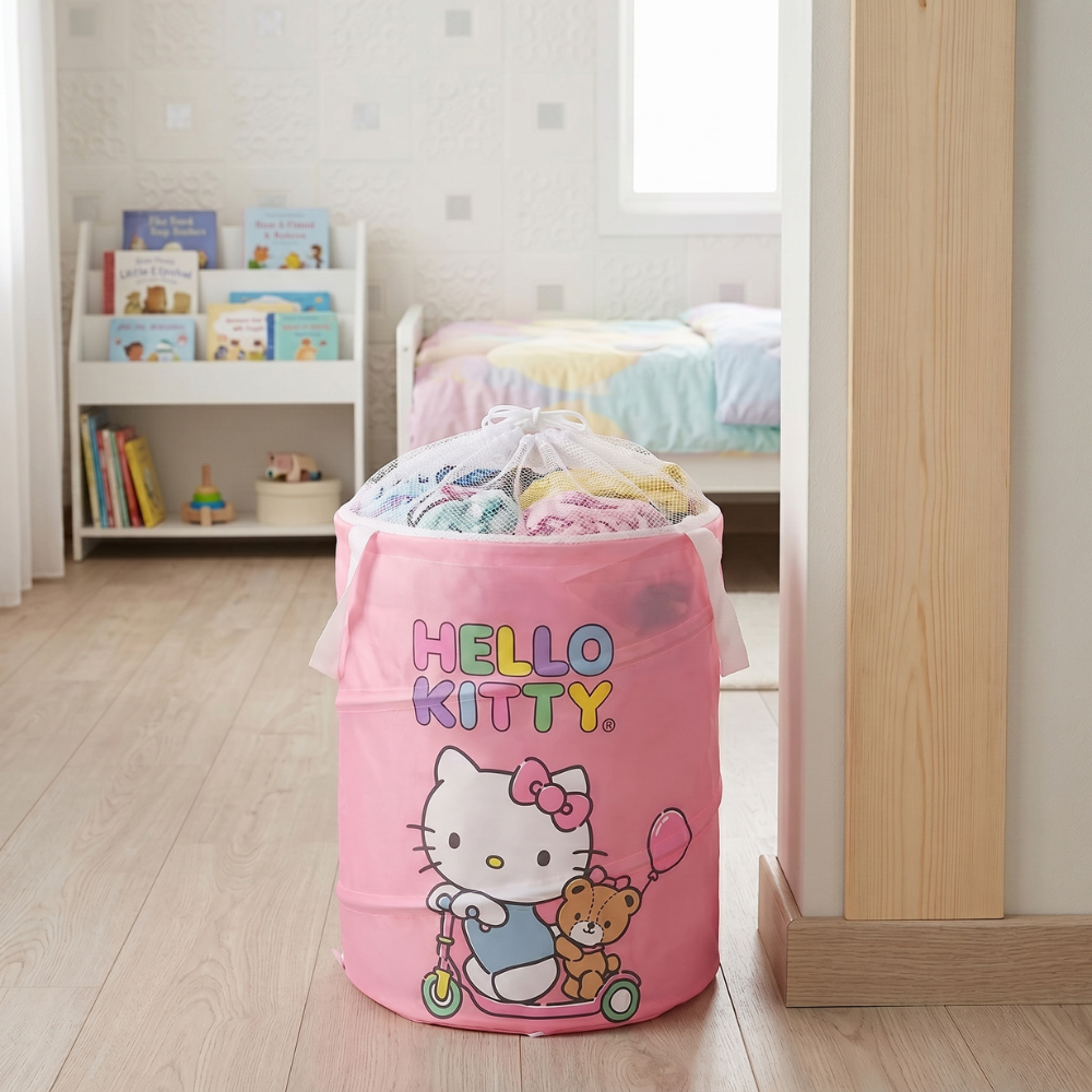CESTA PLEGABLE 43 L HELLO KITTY ROSADO - 3