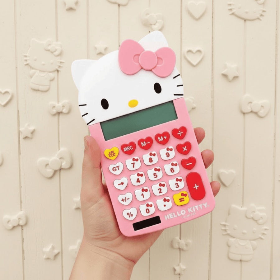 CALCULADORA HELLO KITTY ROSA - 2