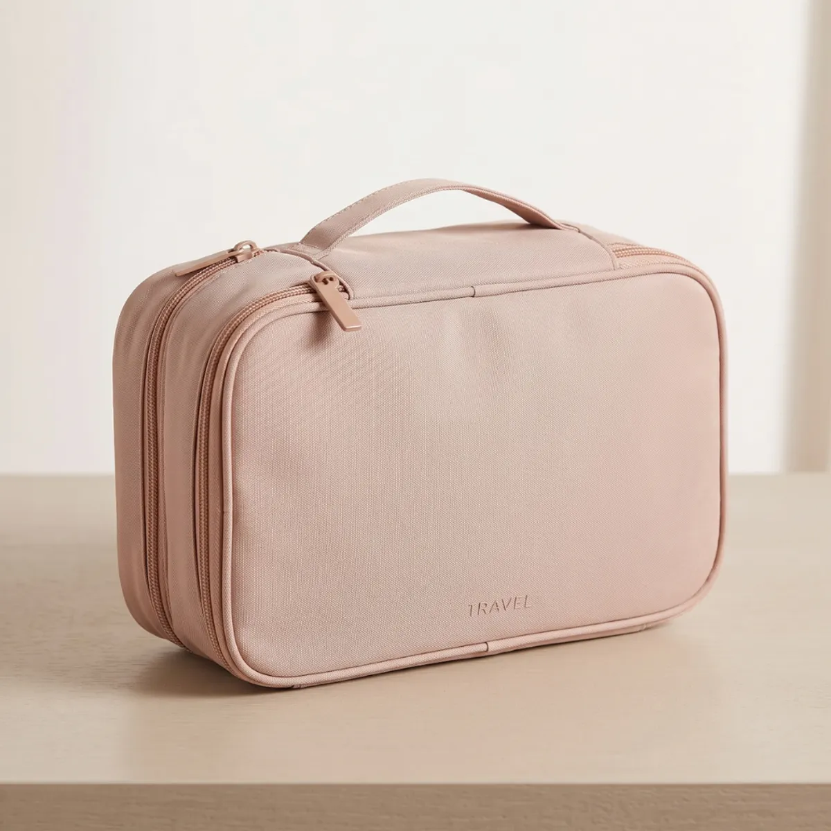 BOLSA ORGANIZADOR DE VIAJE DE ALTA GAMA BEIGE - 1