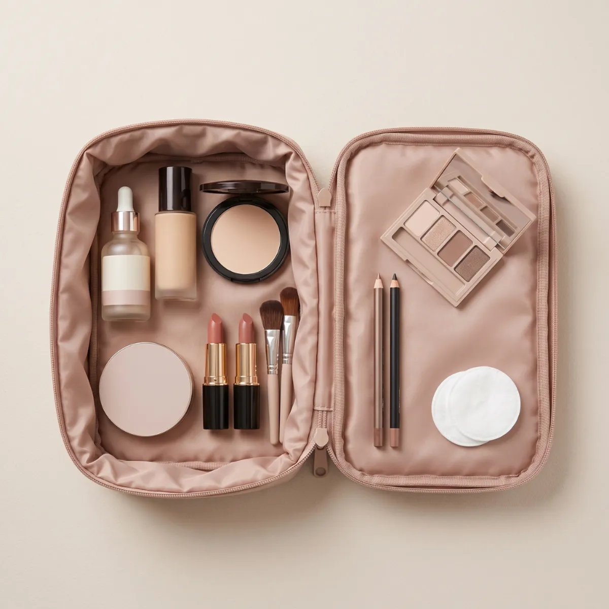 BOLSA ORGANIZADOR DE VIAJE DE ALTA GAMA BEIGE - 3