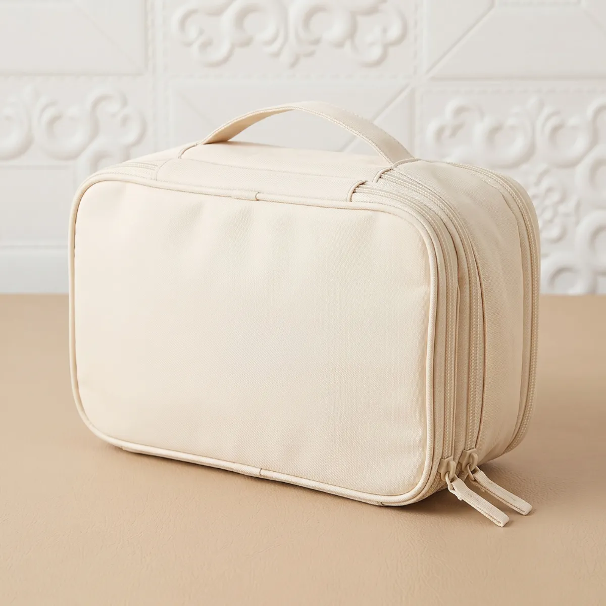 BOLSA ORGANIZADOR DE VIAJE DE ALTA GAMA HUESO - 1