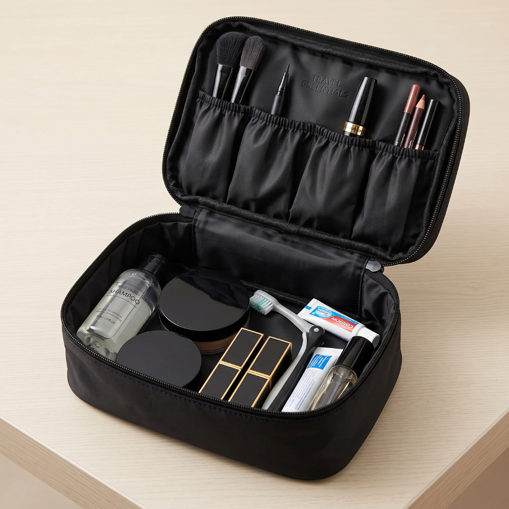 BOLSA ORGANIZADOR DE VIAJE DE ALTA GAMA NEGRO - 4