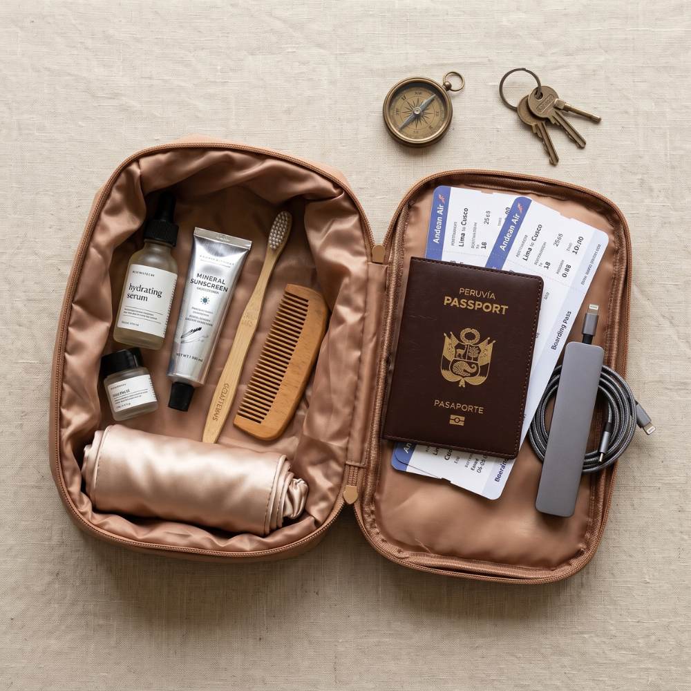 BOLSA ORGANIZADOR DE VIAJE DE ALTA GAMA CAMEL - 3