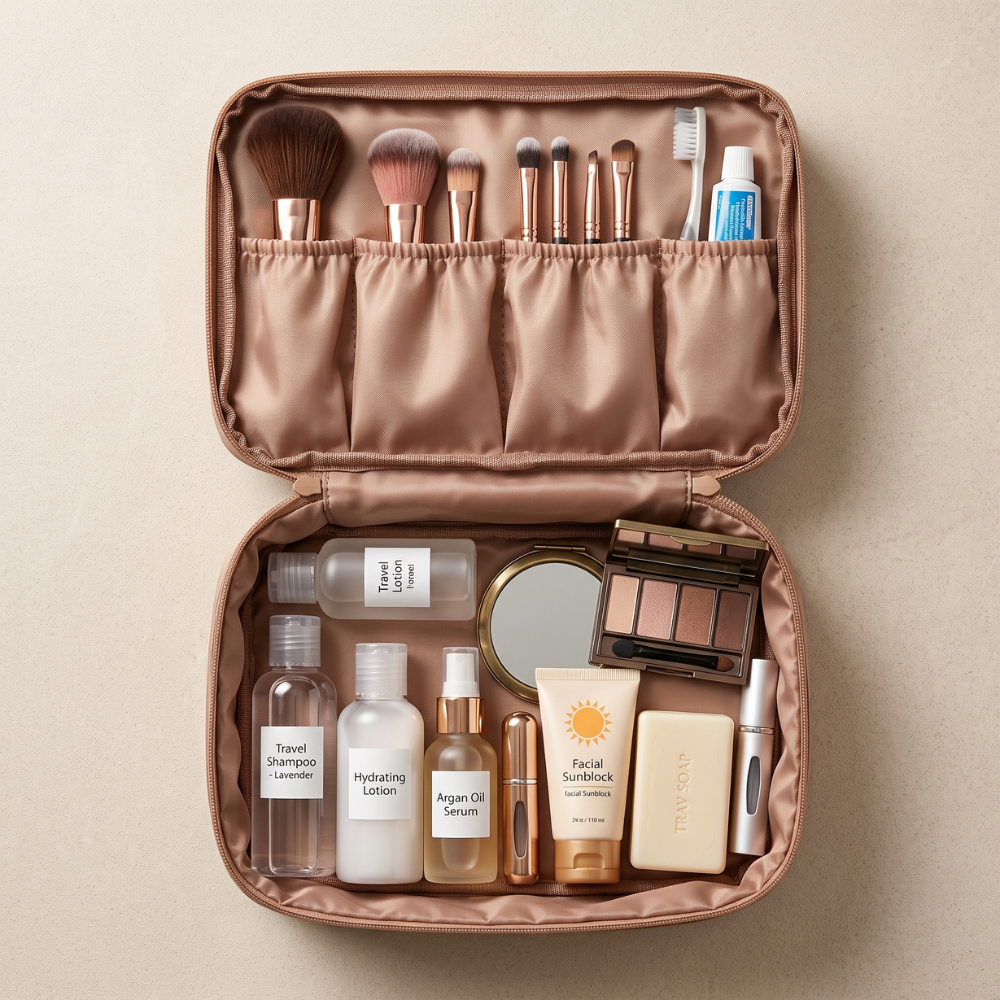 BOLSA ORGANIZADOR DE VIAJE DE ALTA GAMA CAMEL - 4