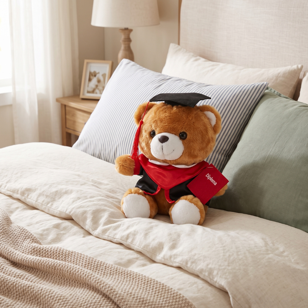 PELUCHE OSO GRADUADO 27 CM - 1