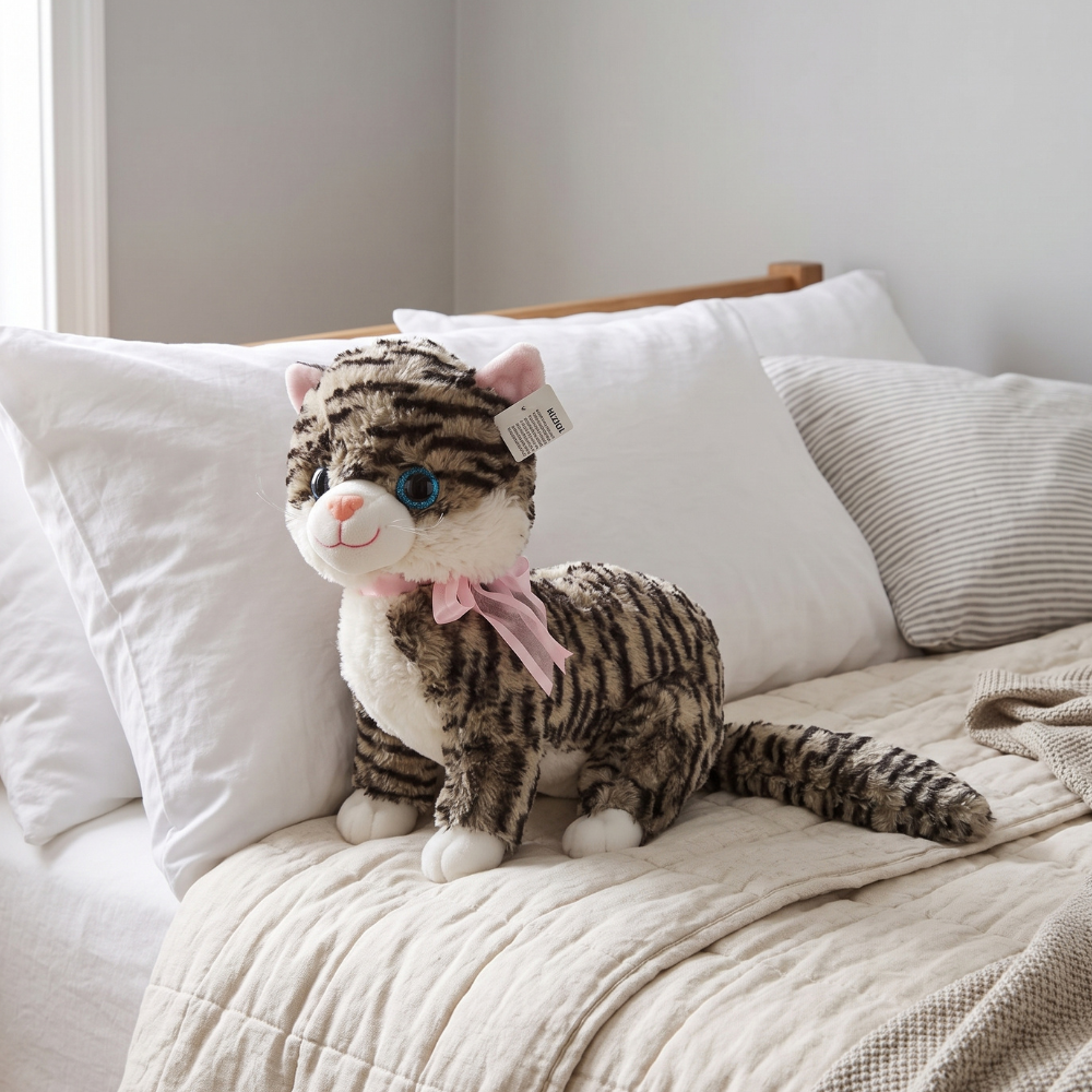 PELUCHE GATO SENTADO CON SONIDO 37 CM - 3