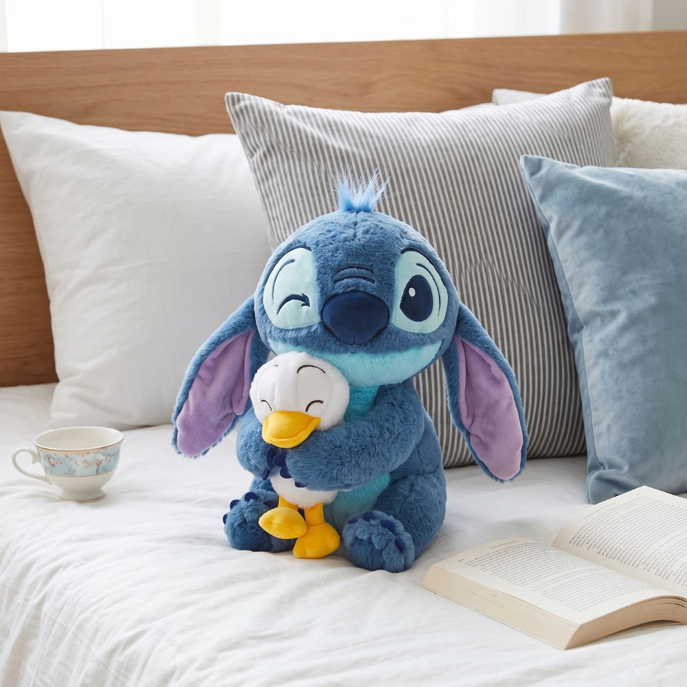 PELUCHE STITCH CON PATO 30 CM - 1