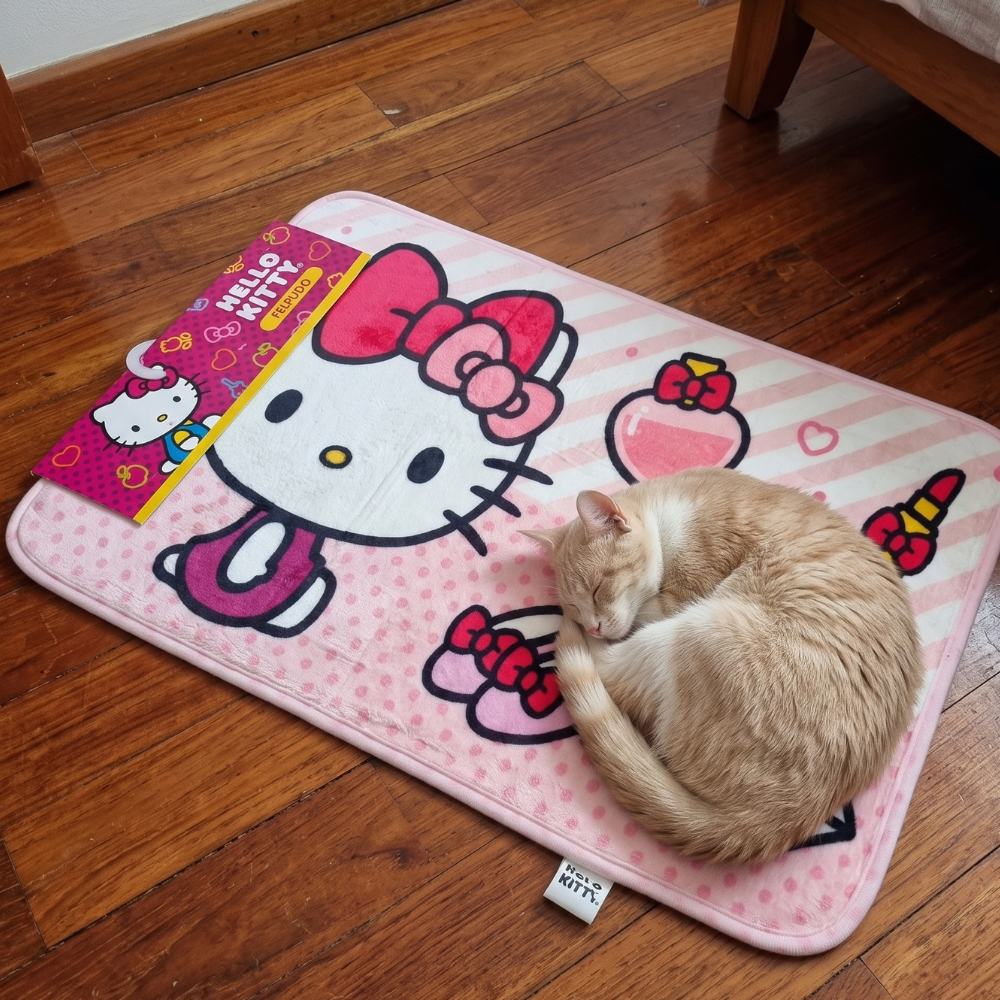 ALFOMBRA DE HELLO KITTY ROSA 60 CM X 40 CM - 4