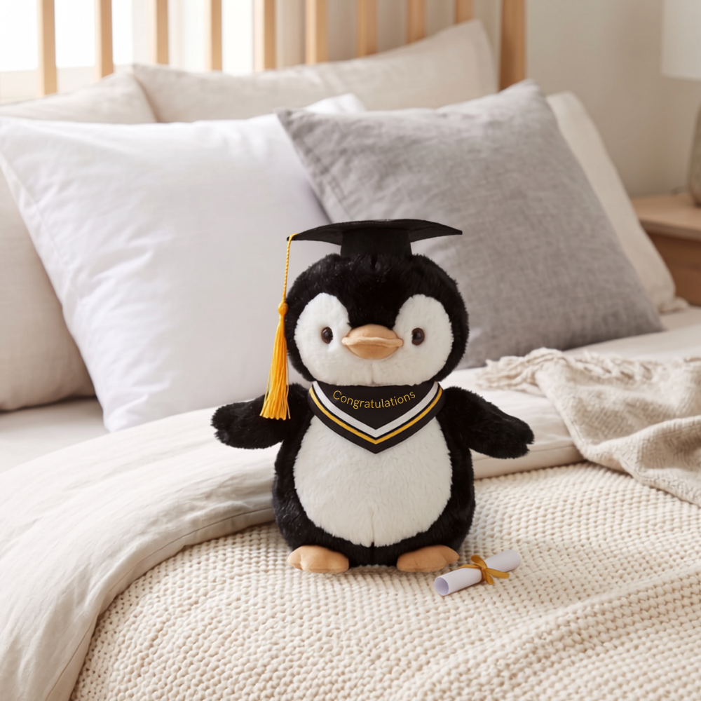 PELUCHE PINGUINO PARA GRADUACIÓN - 1