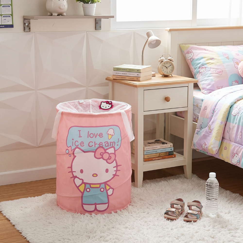 CESTA GATITA PLEGABLE 68 L MELÓN - 1