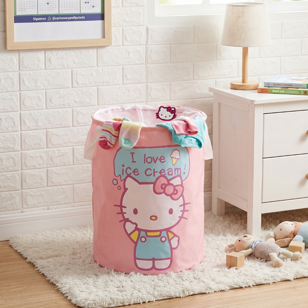 CESTA GATITA PLEGABLE 68 L MELÓN - 2