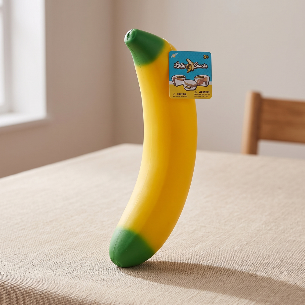 SQUISHY PLÁTANO GIGANTE 42 CM - 1
