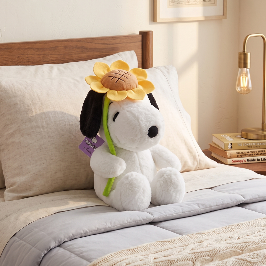 PELUCHE PERRO CON GIRASOL 42 CM - 1