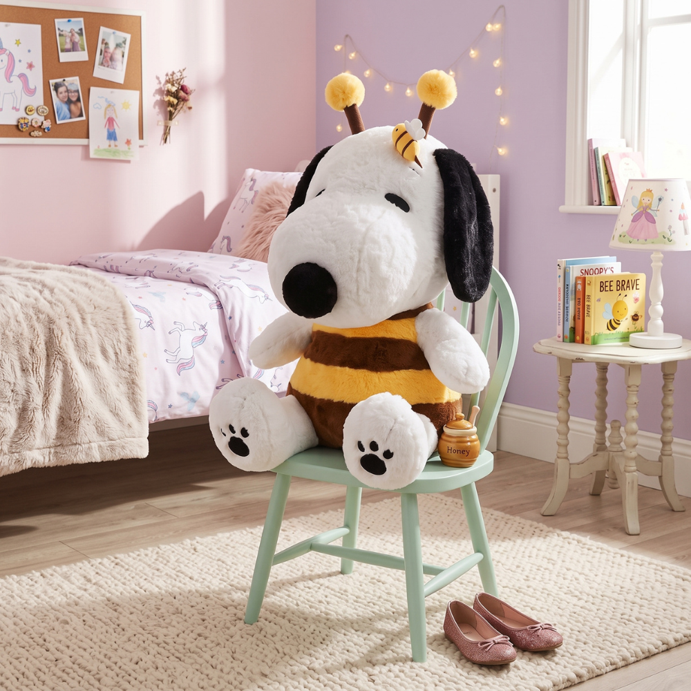 PELUCHE SNOOPY DISFRAZADO DE ABEJITA 70 CM - 1