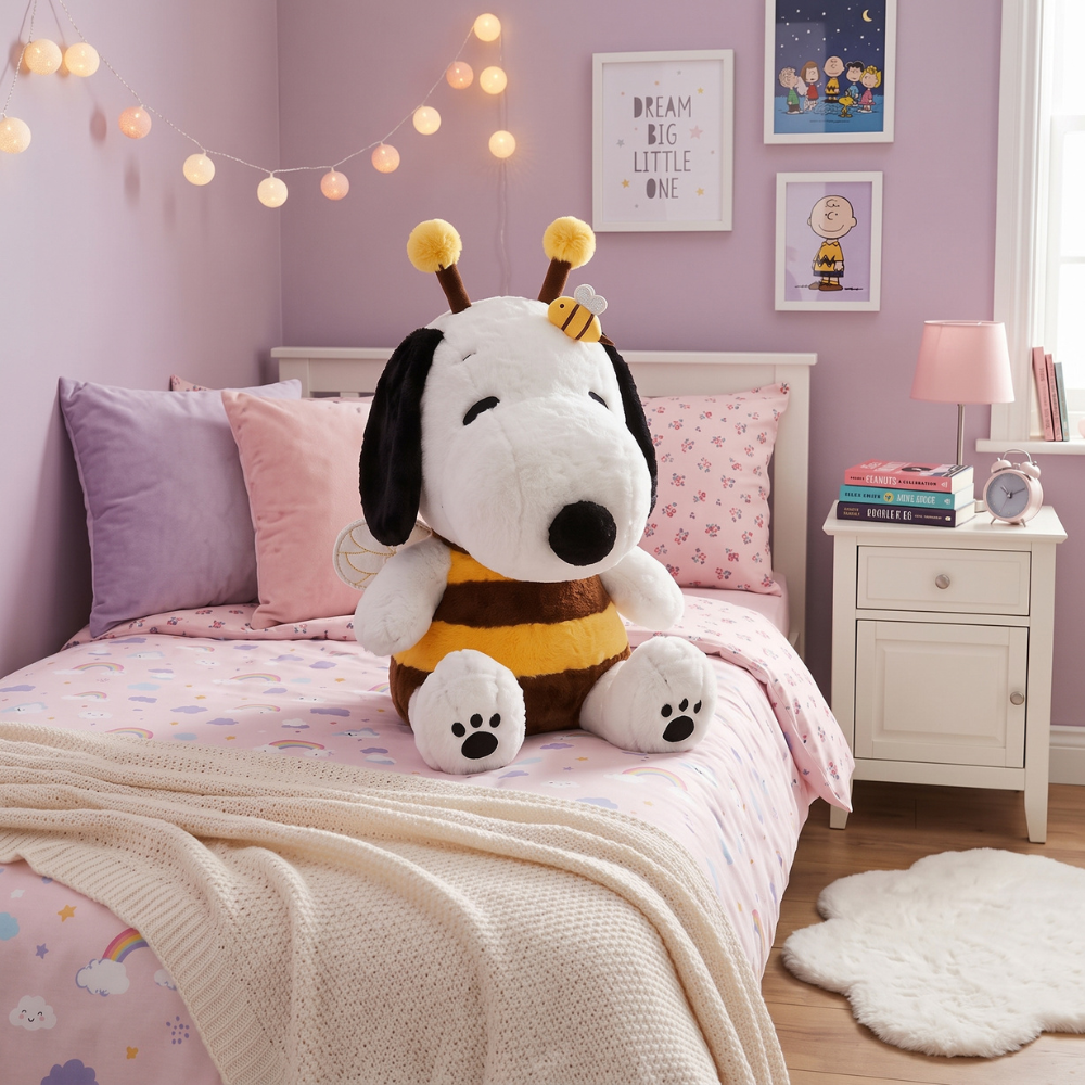 PELUCHE SNOOPY DISFRAZADO DE ABEJITA 70 CM - 2