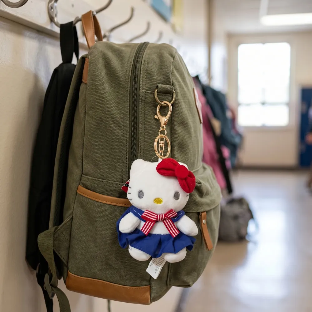 LLAVERO DE HELLO KITTY AZUL - 2