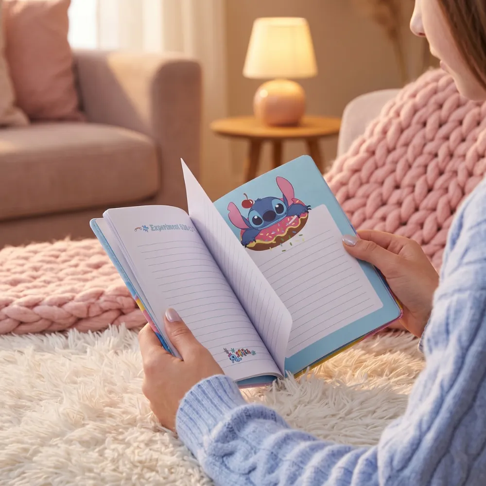 LIBRETA DIARIO DE STITCH CON SKATE - 2