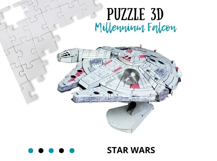 ROMPECABEZAS ARMABLE 3D NAVE STAR WARS PARA NIÑOS Y ADULTOS - 1