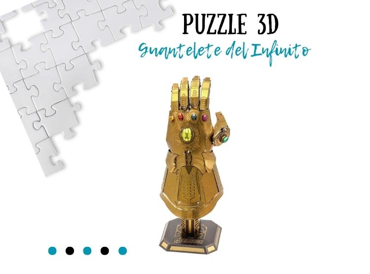 ROMPECABEZAS ARMABLE 3D GUANTELETE PARA NIÑOS Y ADULTOS - 1