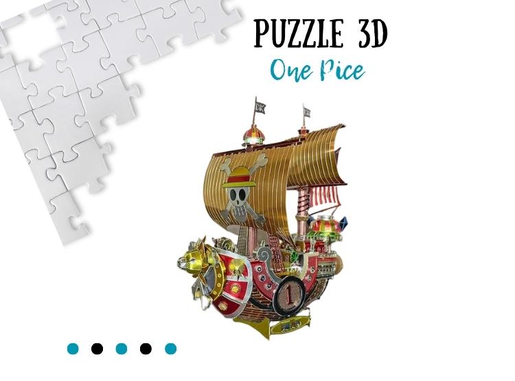 ROMPECABEZAS ARMABLE 3D ONE PICE PARA NIÑOS Y ADULTOS - 1
