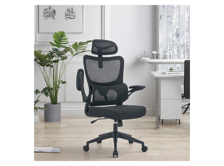 SILLA ERGONÓMICA CENTURY PREMIUM NEGRA - 1