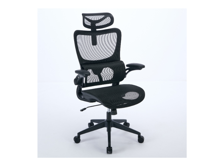 SILLA ERGONÓMICA CENTURY PREMIUM NEGRA - 3