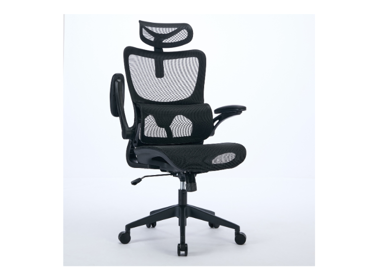 SILLA ERGONÓMICA CENTURY PREMIUM NEGRA - 4
