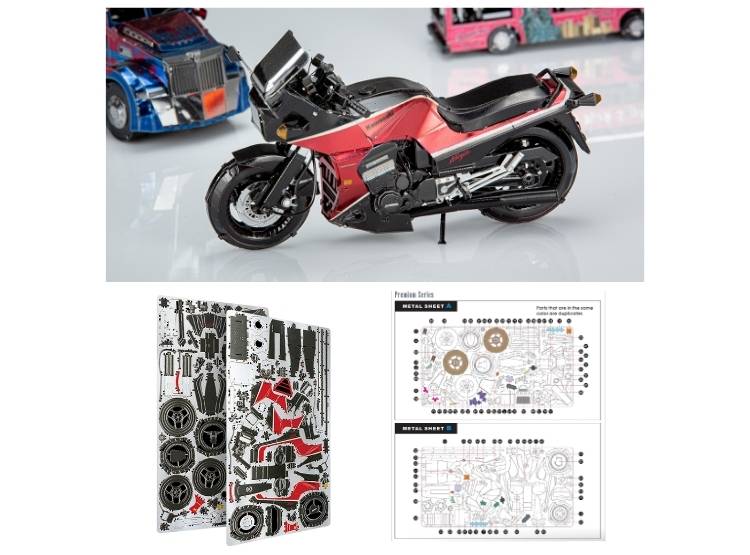 ROMPECABEZAS ARMABLE 3D MOTO KAWASAKI PARA NIÑOS Y ADULTOS - 7