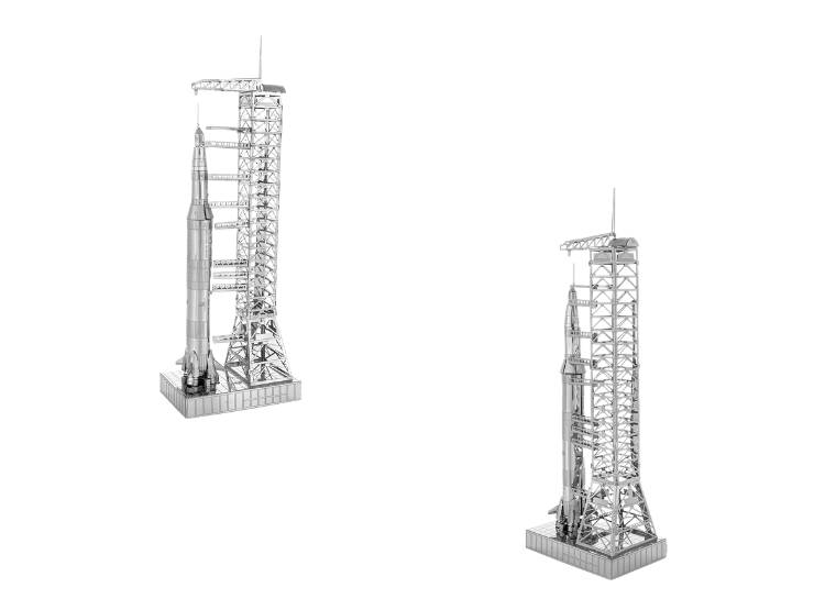 ROMPECABEZAS ARMABLE 3D APOLO SATURNO V COHETE PARA NIÑOS Y ADULTOS - 3