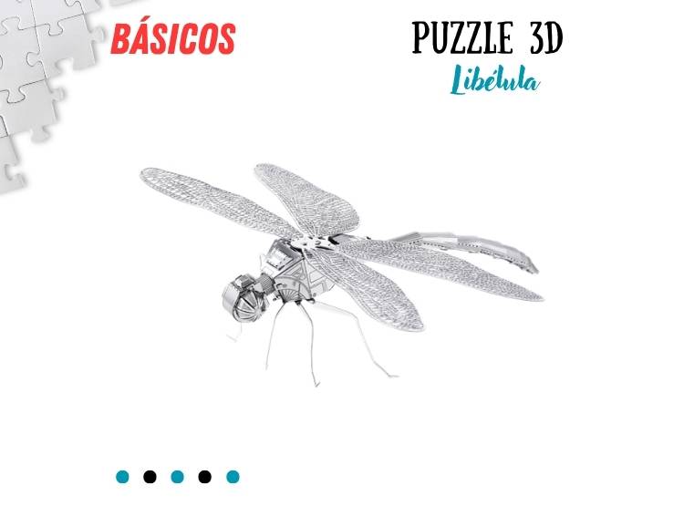 ROMPECABEZAS ARMABLE 3D LIBELULA PARA NIÑOS Y ADULTOS - 1