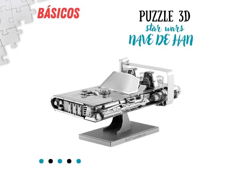 ROMPECABEZAS ARMABLE 3D NAVE DE HAN PARA NIÑOS Y ADULTOS - 1