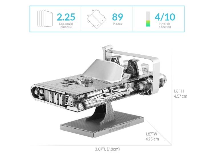 ROMPECABEZAS ARMABLE 3D NAVE DE HAN PARA NIÑOS Y ADULTOS - 8