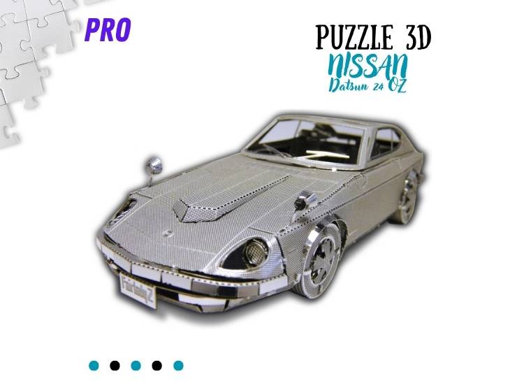 ROMPECABEZAS ARMABLE 3D NISSAN DATSUN 24OZ PARA NIÑOS Y ADULTOS - 1