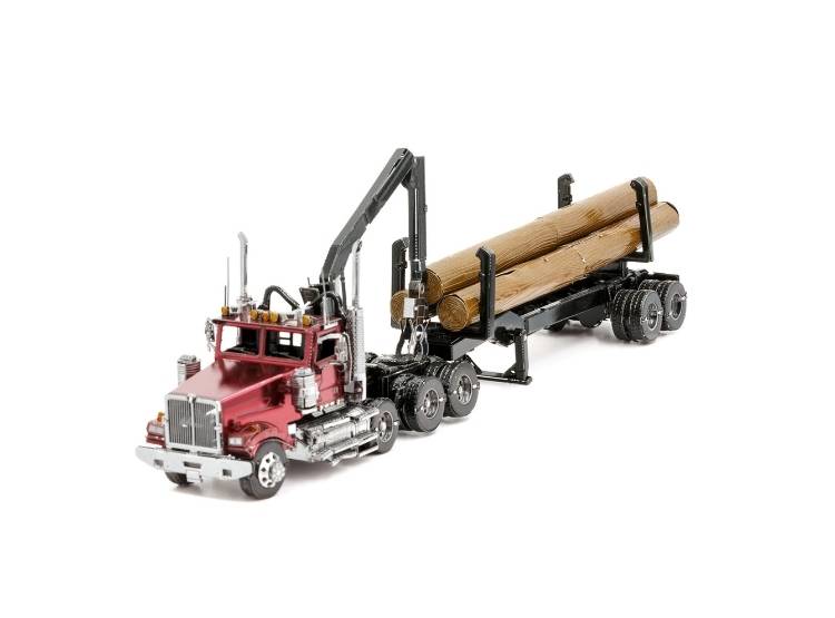 ROMPECABEZAS ARMABLE 3D CAMION MADERERO PARA NIÑOS Y ADULTOS - 2