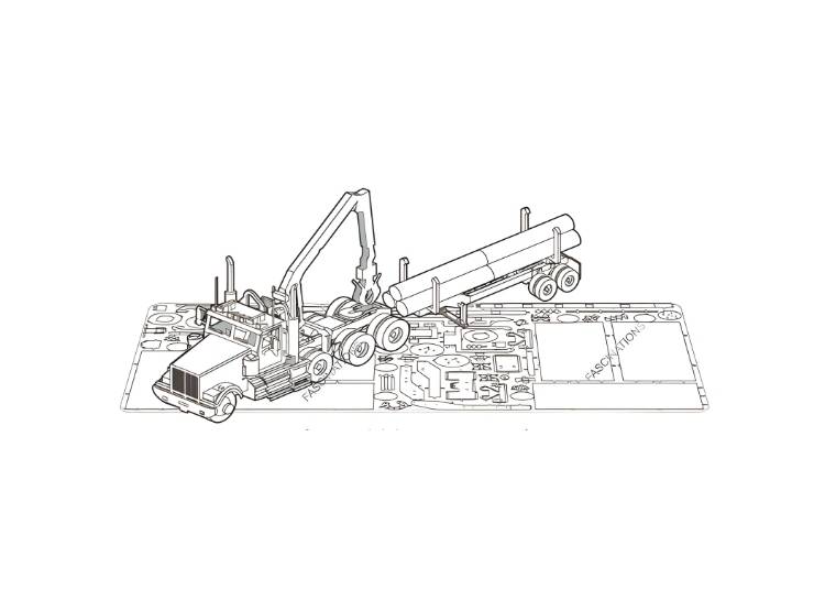ROMPECABEZAS ARMABLE 3D CAMION MADERERO PARA NIÑOS Y ADULTOS - 6
